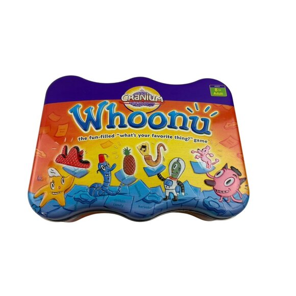 *Cranium Whoonu 2005 Tin Edition Game No insturction booklet - Picture 1 of 3